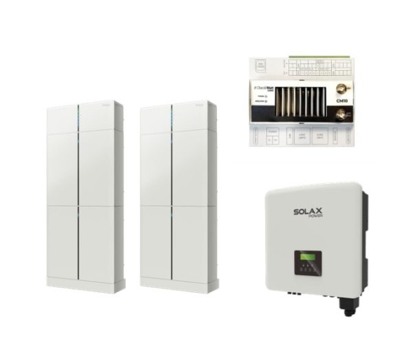 SOLAX X-3 HYBRID 15 KW + SOLAX HV10230 12.3 KWH AKUSTO + CHECKWATT