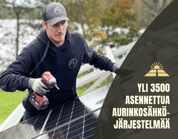 AURINKOVOIMALAN ASENNUS 11-12 PANEELIA