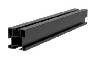 KONTIO SOLAR STRONG PROFIILIKISKO 3.55 M, MUSTA