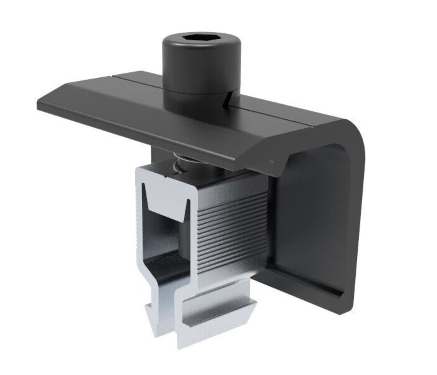 KONTIO SOLAR STRONG PÄÄTYKIINNIKE MUSTA 8 KPL